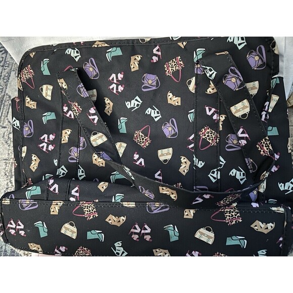 Nicole Miller Large Tote With Purses And Shoes As The Design - Picture 4 of 5